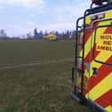 Mountain rescue teams and the air ambulance were sent to Chatsworth for a medical emergency. Picture: Edale Mountain Rescue