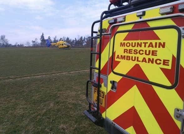 Mountain rescue teams and the air ambulance were sent to Chatsworth for a medical emergency. Picture: Edale Mountain Rescue