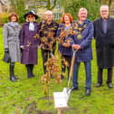 The tree Planting took place on December 1 at Serpentine Walk. Pic Councillor Anthony Mckeown