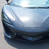 This is the McLaren car that was stopped by the DRPU.