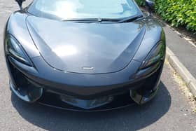 This is the McLaren car that was stopped by the DRPU.