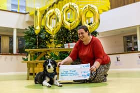 Toby and Kate have raised more than £2,000 for Dogs Trust