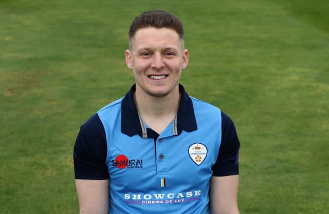 Tom Wood hit 63 not out to guide Derbyshire to victory. (Photo by David Rogers/Getty Images)