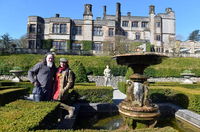 Thornbridge Hall owners Jim and Emma Harrison look forward to welcoming the public to their gardens for the first time in two years. Photos by Brian Eyre.