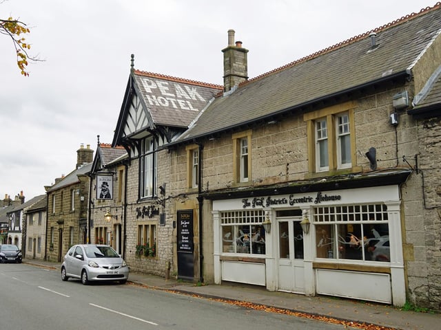 Castleton is surrounded by hills on three sides - meaning the village offers great views of the surrounding countryside.