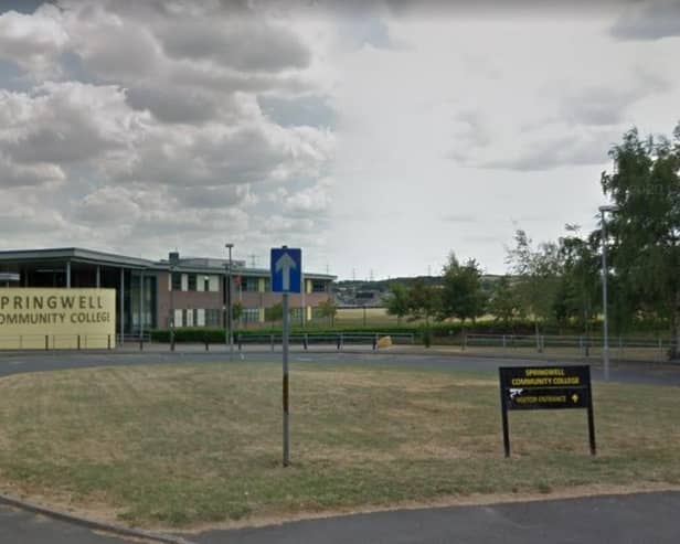 Parents and grandparents of a boy who attends Springwell Community College in Staveley were terrified when he failed to return home from school in November.