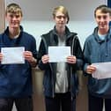 Students celebrating excellent GCSE results. Photo BCS