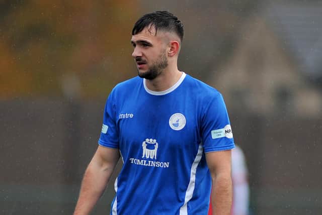 Diego De Girolamo has been ruled out with a broken arm following a freak accident as he made his way home from the Morecambe FA Cup game.