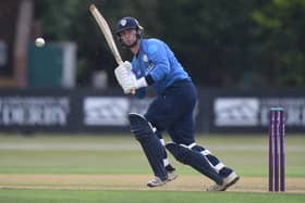 Mattie McKiernan top scored for Derbyshire but it was in vain.