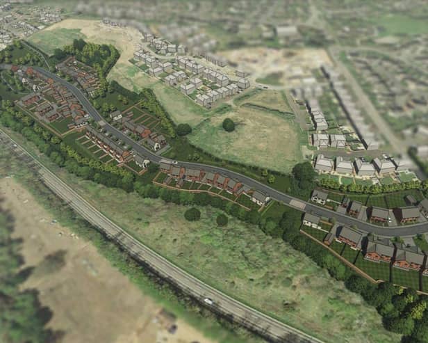 Artist impressions for the proposed Wyaston Road, Ashbourne, housing site. Image from Nineteen47.