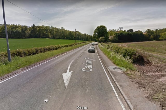 Bassetlaw's most dangerous road the A60 - with 124 accidents  between 2014-18