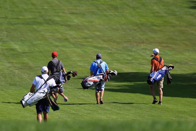 Golf is expected to be one of the first sports allowed to resume as lockdown restrictions are eased. (Photo by Bruce Bennett/Getty Images)