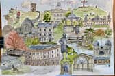 Pippa's painting picks out many of Buxton's finest features.