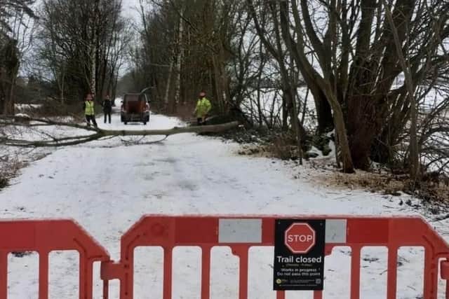 A number of visitors have ignored fencing and barriers to access the trail. Credit: Peak District National Park Authority