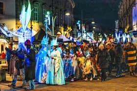 The  Buxton Sparkles Christmas Lantern Parade is back for its 15th year and still just as magical as it was when it started. Photo David Dukesell