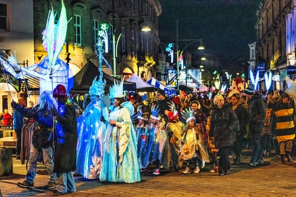 The  Buxton Sparkles Christmas Lantern Parade is back for its 15th year and still just as magical as it was when it started. Photo David Dukesell
