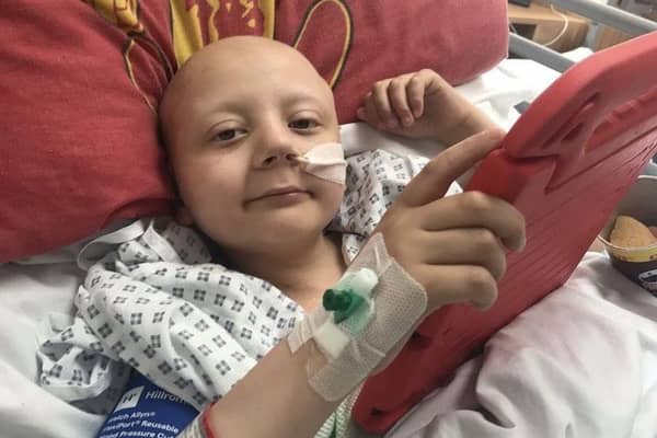 Harry Budd is he 'bravest boy in the world'. Photo submitted by the family