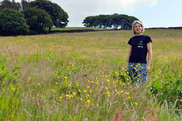 Rachel Evatt at Sunart farm.