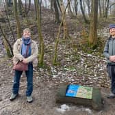 Frag Last, (left) and Will Ward (right), from the Stronger Roots project being organised by Buxton Civic Association