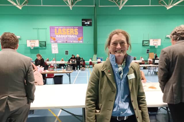Amy Wheelton, successful independent councillor on Derbyshire County Council.
