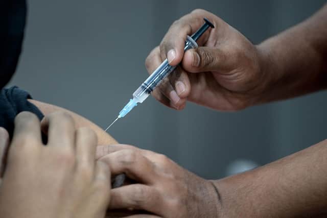 Hundreds of unvaccinated Derbyshire NHS staff who were set to lose their jobs due to mandatory Covid vaccines have been given a last-minute lifeline. Photo by INDRANIL MUKHERJEE/AFP via Getty Images