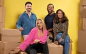 Sort Your Life Out with Stacey Solomon is back on TV, inspiring consumers to search out savvy space saving ideas and cleaning hack. Left to right: Iwan Carrington, Stacey Solomon, Rob Bent, and Dilly Carter