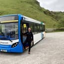 Andrew McCloy, chair of the Peak District National Park Authority with the Hope Valley Explorer