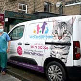 John Rosie with nurse Lindsey Southam from VetCare@Home.