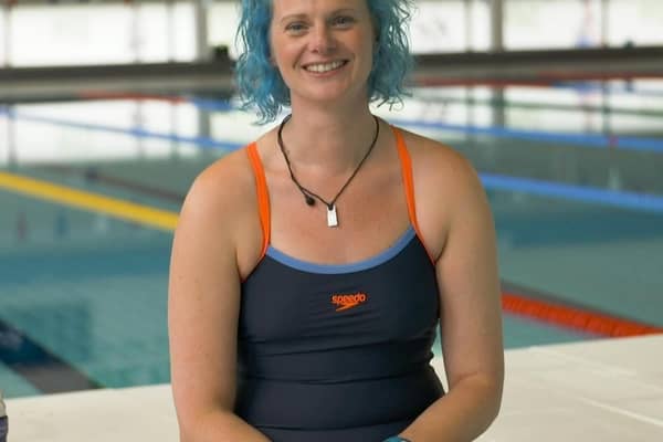 Suzie is thrilled to be back swimming and teaching again.