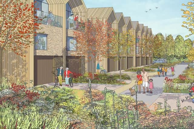 The proposed plans for County Hall in Matlock.