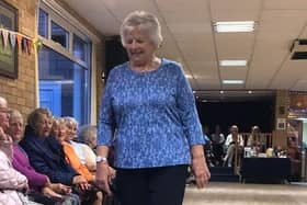 Sparrowpit's President models an Edinburgh Woollen Mill Outfit