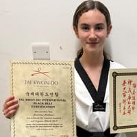 12-year-old High Peak martial arts student gains black belt