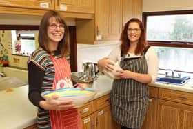 Louise Whyatt and Rector Jo Taylor
