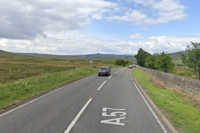 Snake Pass (A57) will remain closed until 4.30 pm today as pothole repairs are underway.