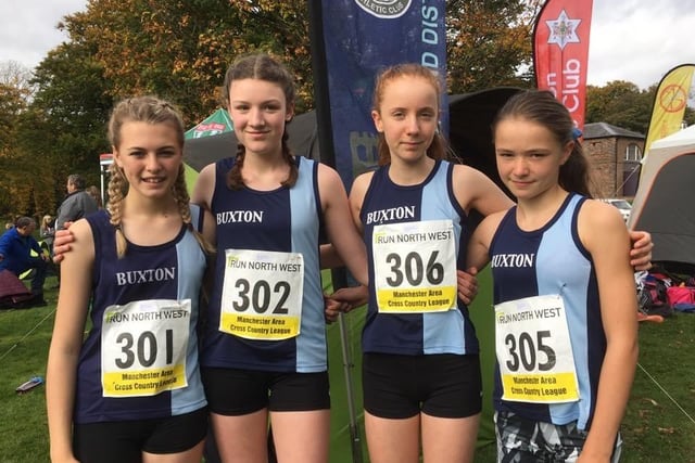A team of runners prepare to represent Buxton