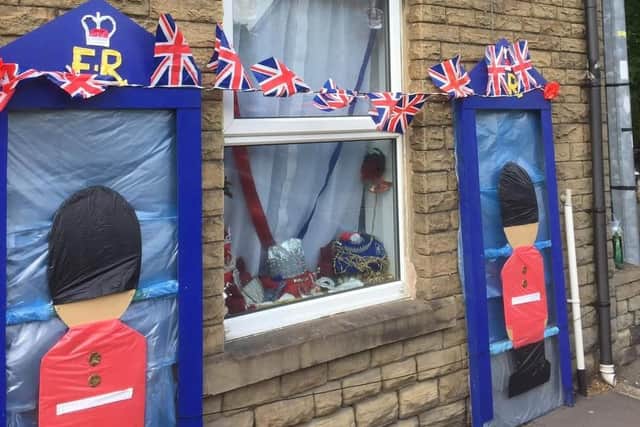 Houses, shops, businesses and pubs in Chapel-en-le-Frith are all being asked to take part in the red, white and blue competition for the coronation. Pictures submitted from last year's Jubilee.