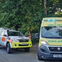 Edale Mountain Rescue Team were called to the Peak District to rescue climbers that had fallen. Credit: Edale Mountain Rescue Team.