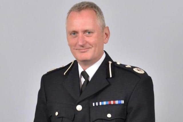 Derbyshire Constabulary's Chief Constable Peter Goodman.