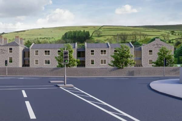 The proposed apartment building