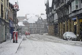 Wintry conditions are set to hit Derbyshire.
