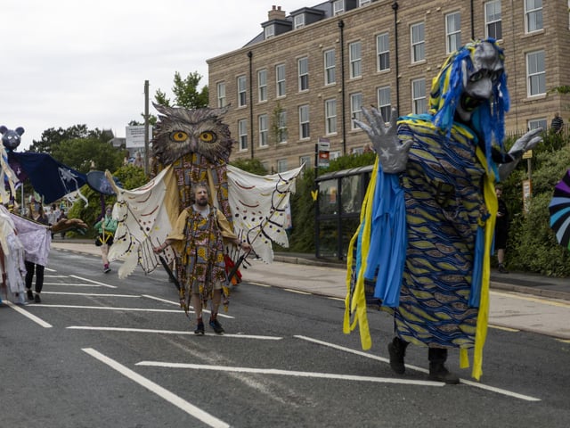 The Two Left Hands parade section