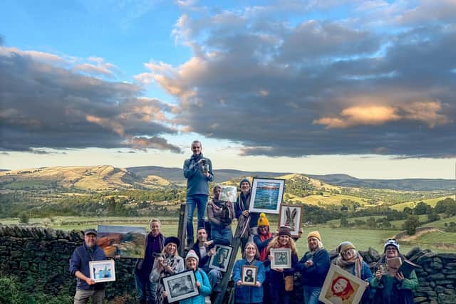 Members of the Whaley Bridge Open Studios group