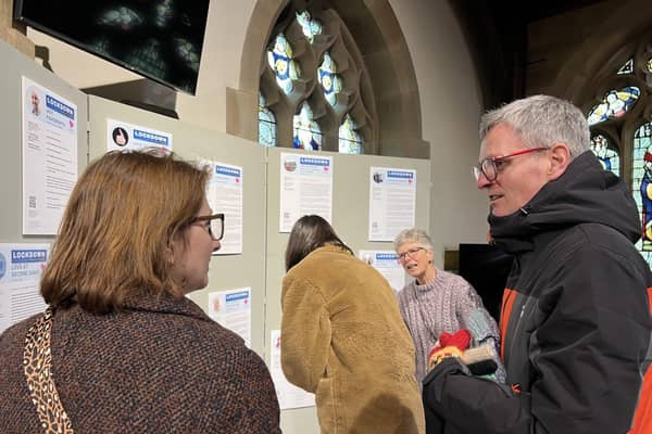 People's stories of Love in Lockdown at exhibition in Eyam Church until 12 April