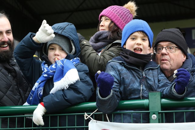 Fans watch Buxton v Morecambe