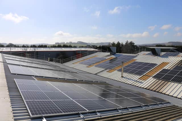 The solar panels will help to power the company's operations, reduce its energy costs and environmental impact.