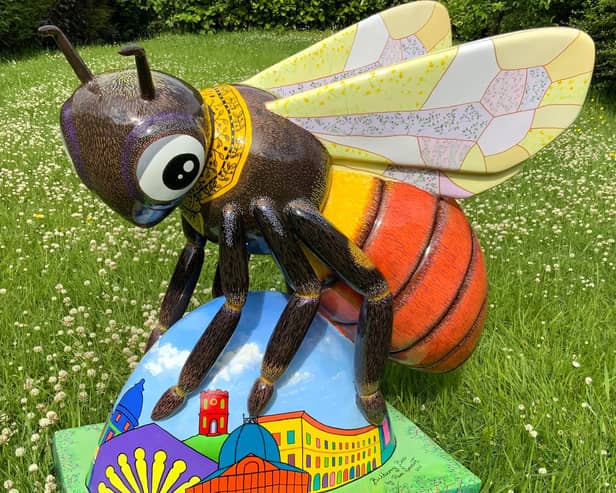Billie the Buxton Bilberry bumblebee