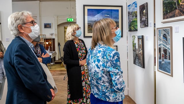The Buxton Spa Art Prize exhibition is open every day at the Green Man Gallery until July 25.