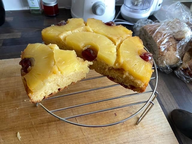 Steve Raven's pineapple upside-down cake is a great way to get your sweet fix... and one of your five a day.