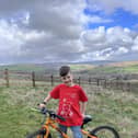 Stanley Gillis is taking on three Manchester United themed biked challenges to raise money for his classmate, Harry Budd, who has been diagnosed with cancer.