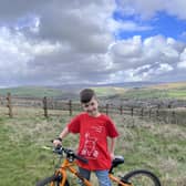 Stanley Gillis is taking on three Manchester United themed biked challenges to raise money for his classmate, Harry Budd, who has been diagnosed with cancer.